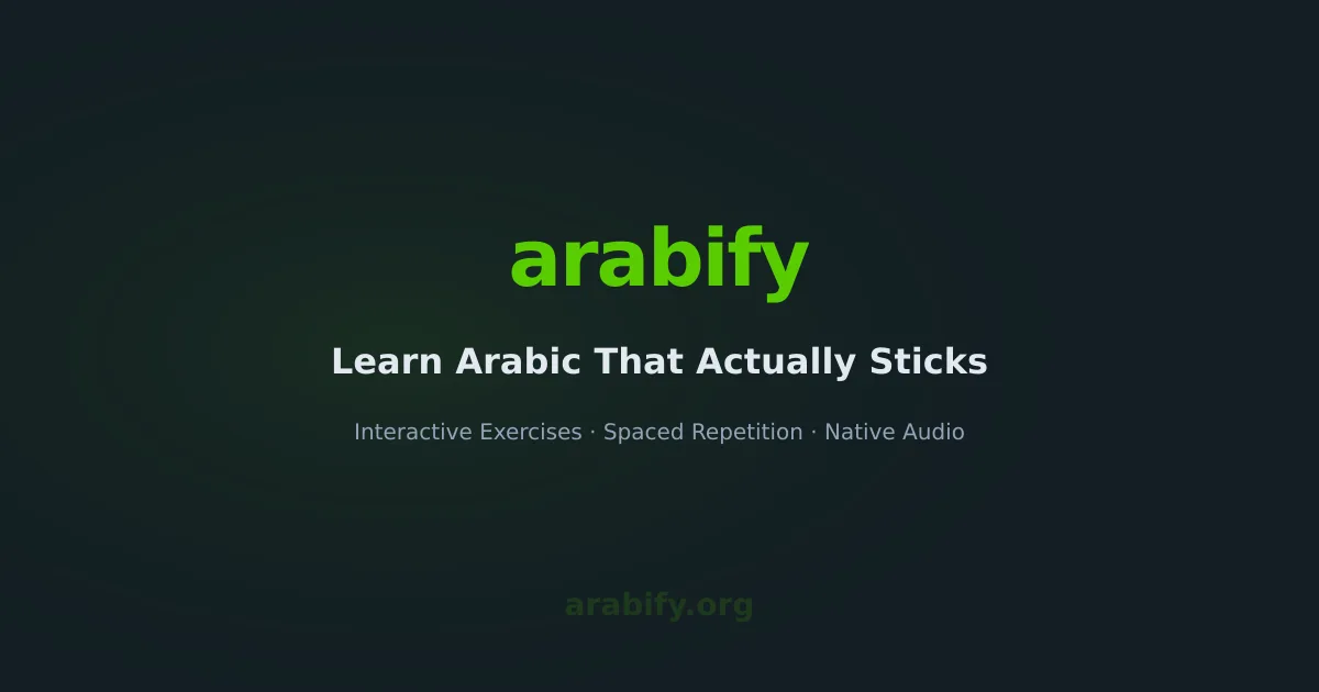 Arabify live product preview